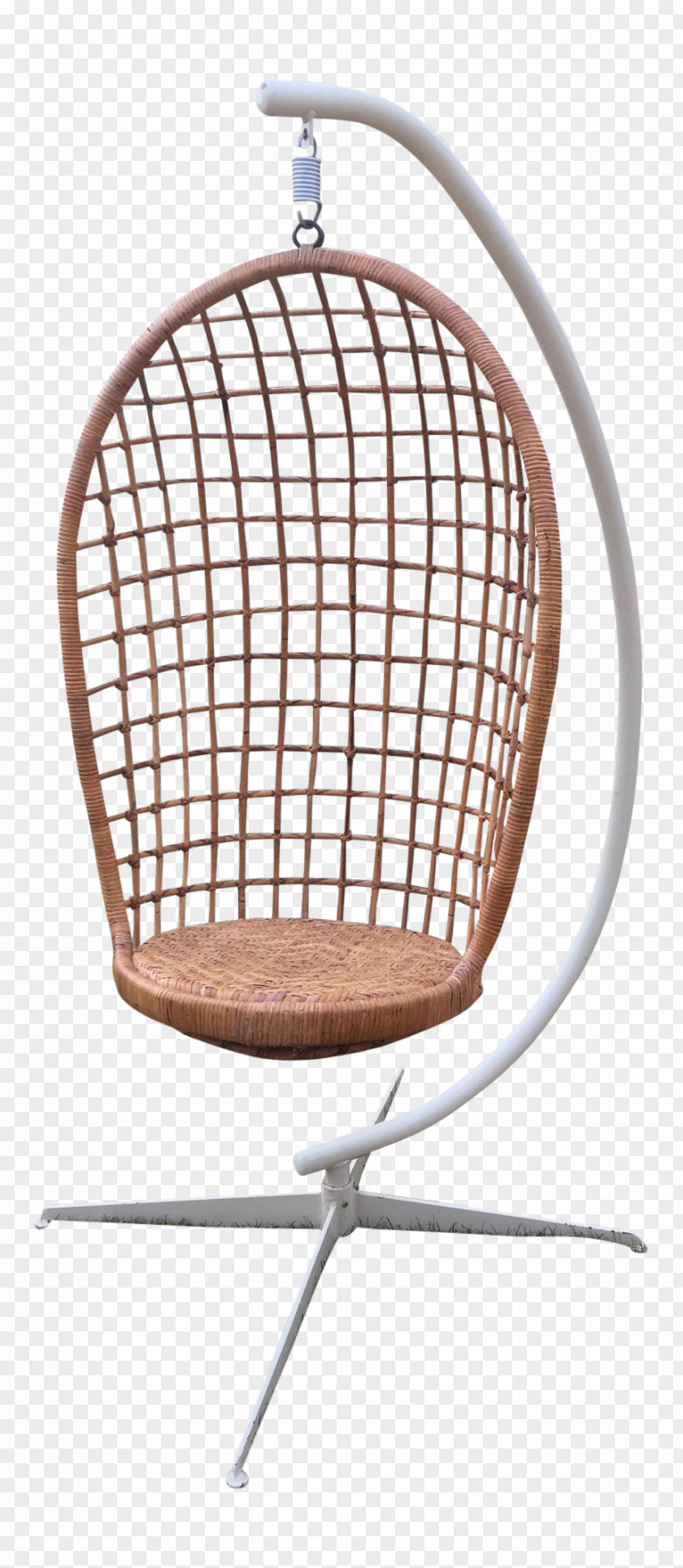 Green Rattan Chair Egg Wicker Furniture PNG