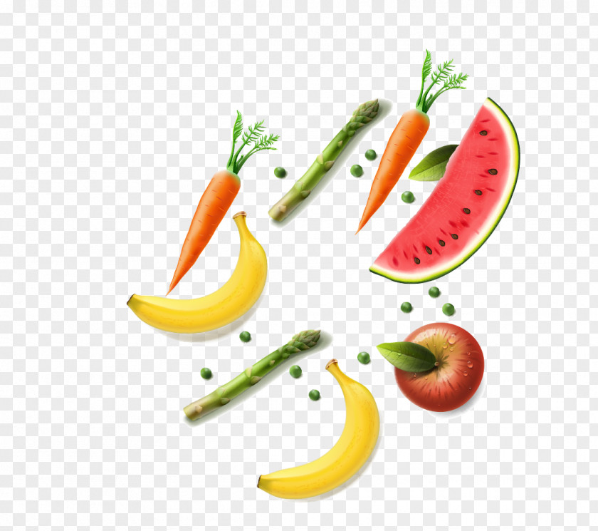 Watermelon Fruit Combo Free Vegetable PNG