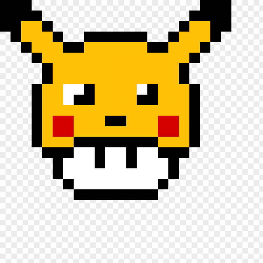 Pikachu Pixel Art Pokémon Drawing Minecraft PNG