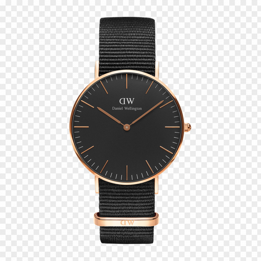 Watches Daniel Wellington Watch Strap Gold PNG