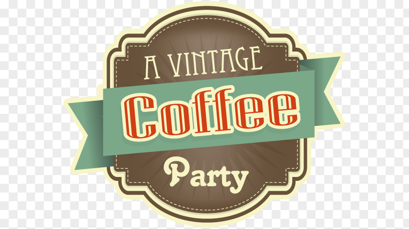 Coffee Vintage Logo Label Dance Gavin Font PNG