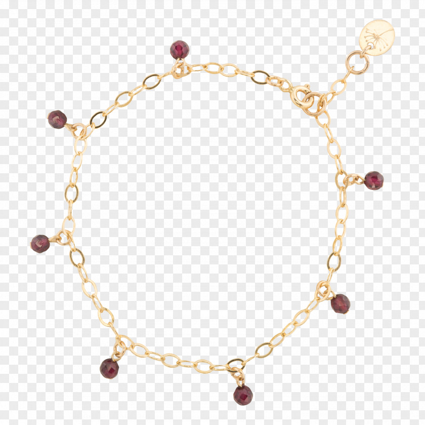 Jewellery Bracelet Necklace Bead Garnet PNG