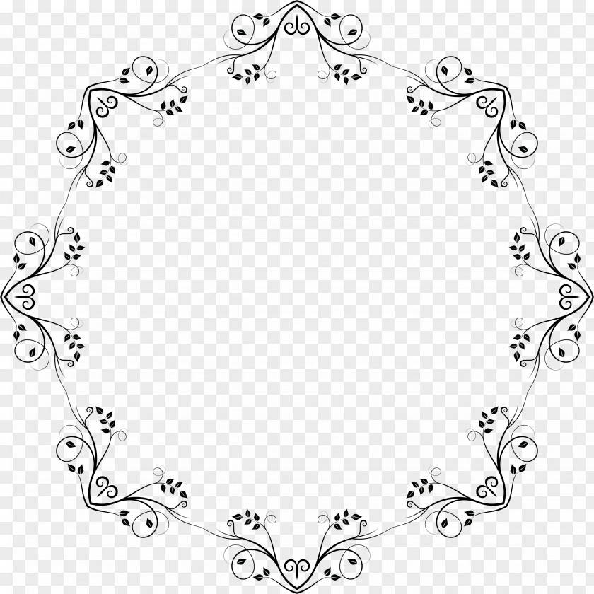 Round Frame Line White Point Body Jewellery Clip Art PNG