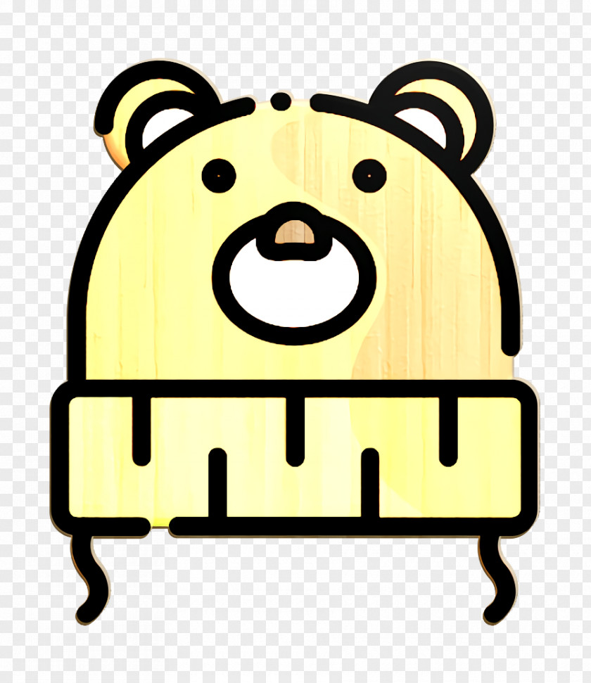 Bear Icon Baby Shower Hat PNG