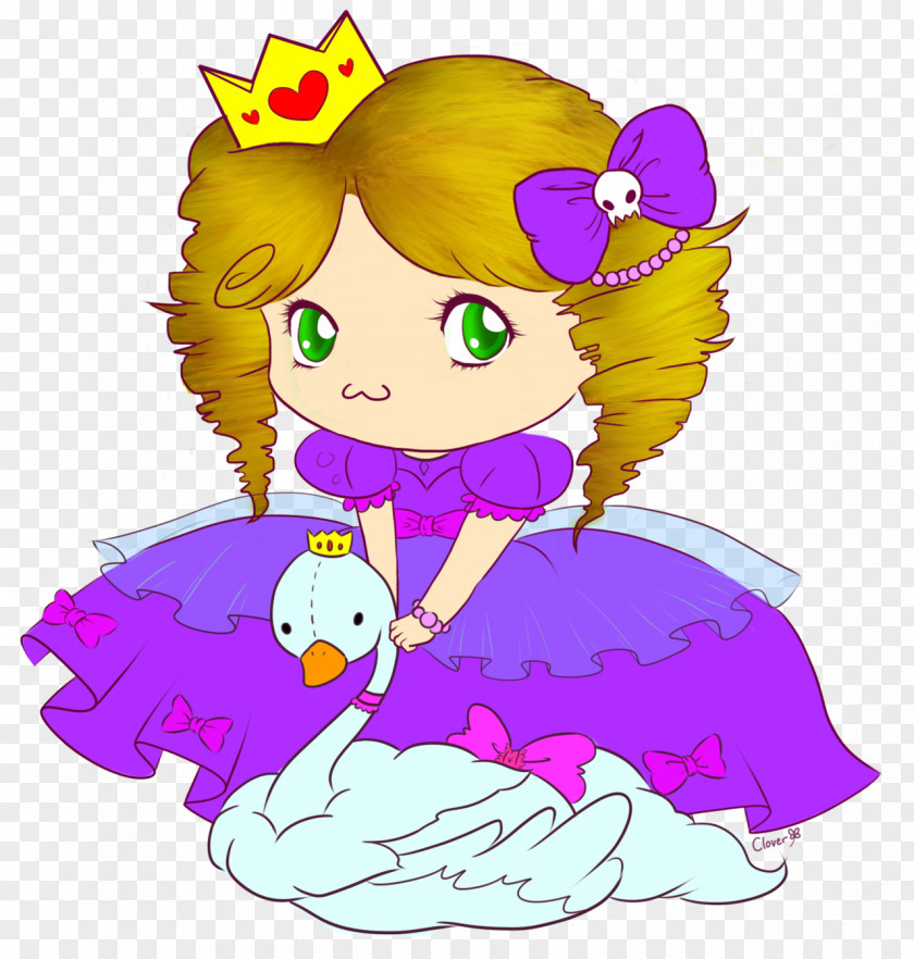 Princess Lineart Clip Art Illustration Legendary Creature Cartoon Supernatural PNG