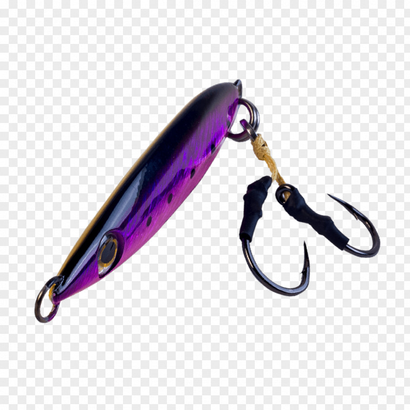 Purple Fish Spoon Lure Product Design Spinnerbait PNG