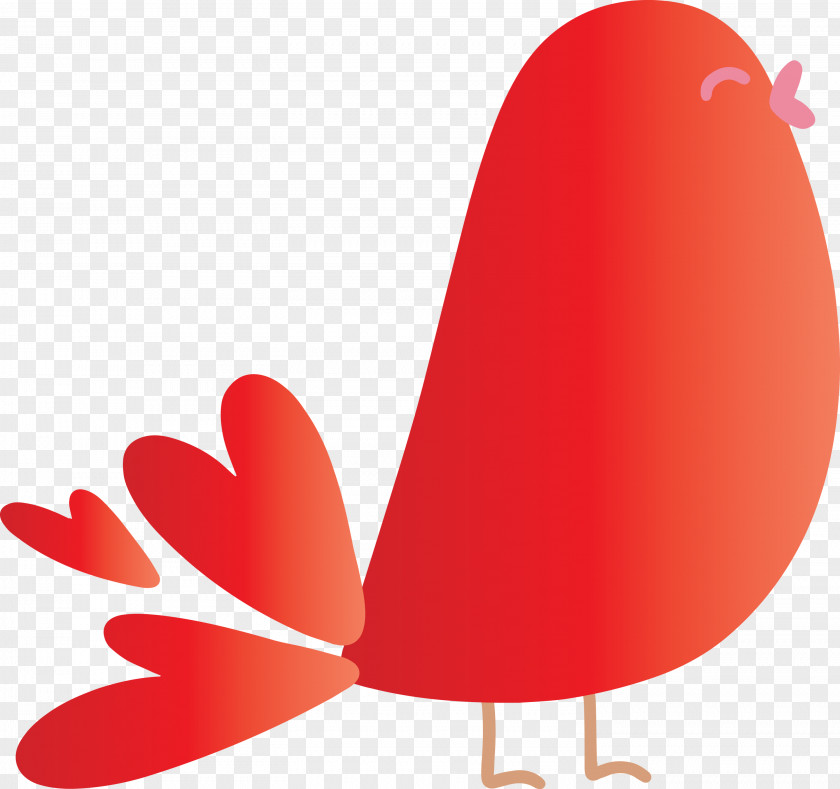 Red Chicken Rooster Ice Pop PNG