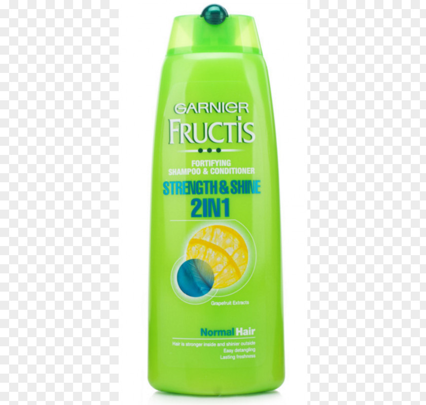 Shiny Hair Garnier Fructis Grow Strong Shampoo Conditioner Care PNG