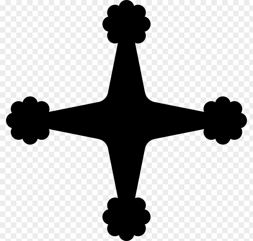 Christian Cross Fleury Symbol Clip Art PNG