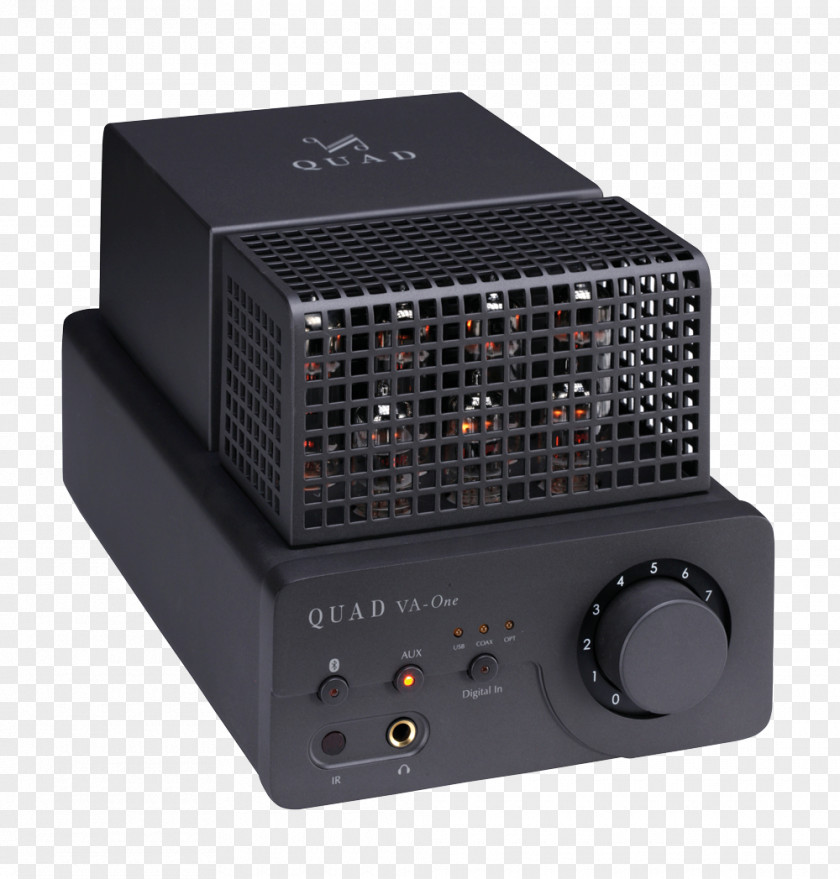 Gramophone Quad Electroacoustics High Fidelity Valve Amplifier Audio PNG