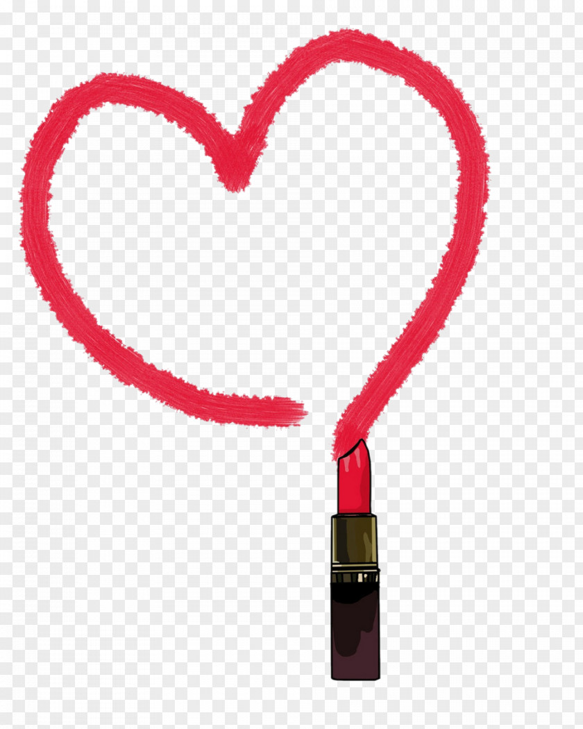 Lipstick Heart Videos Cosmetics PNG