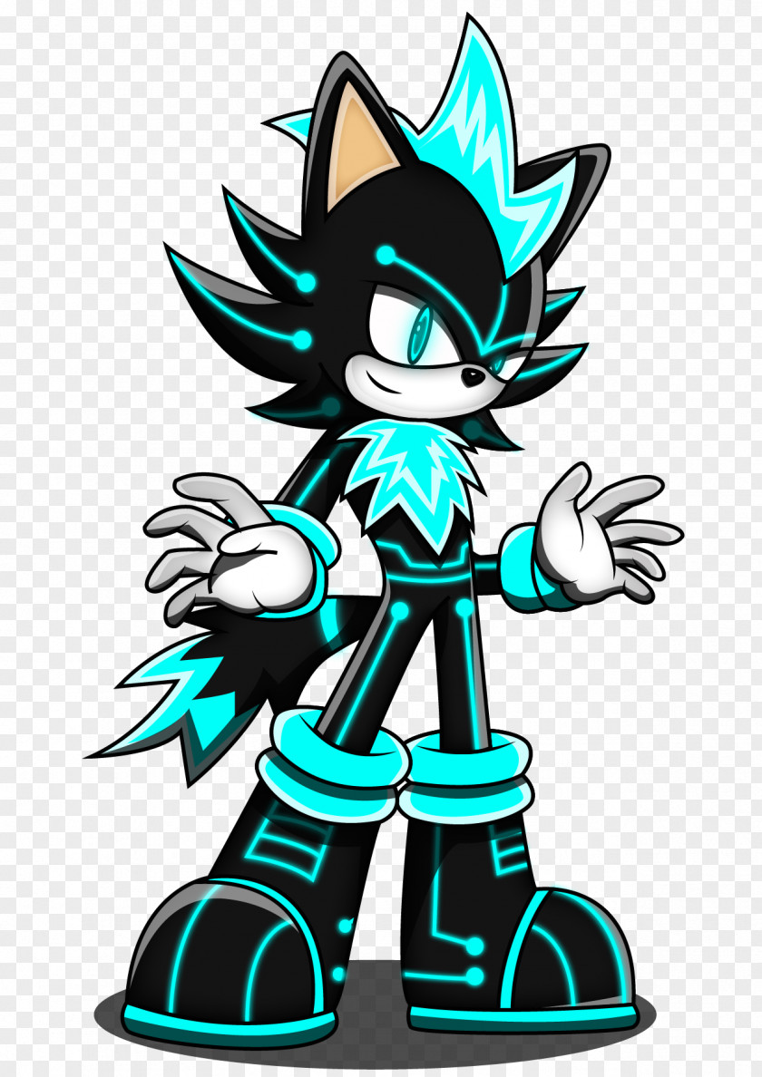 Tron Cat Sonic The Hedgehog Metal Silver PNG
