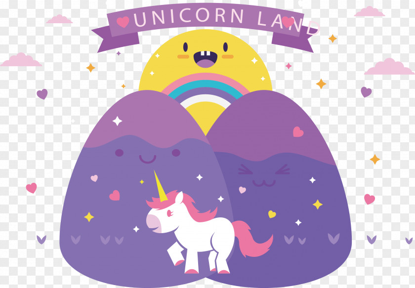 Vector Unicorn World Maravilloso Download PNG