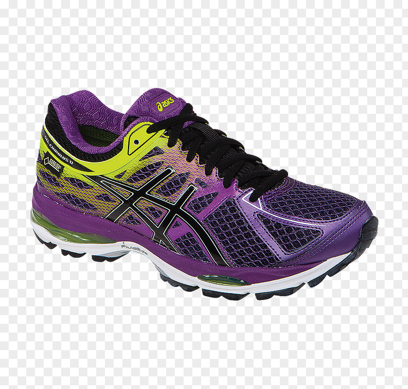 Asics Lightweight Walking Shoes For Women Gel-Cumulus 17 GTX Women's Running Plum/Onyx/Flash Sports Gel-cumulus PNG