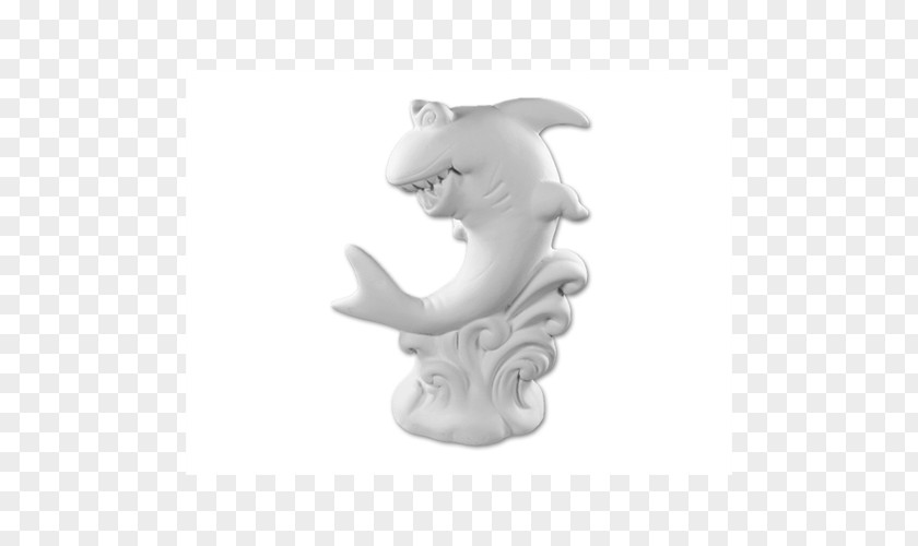 Bruce The Shark Ceramic Sculpture Figurine Artifact PNG