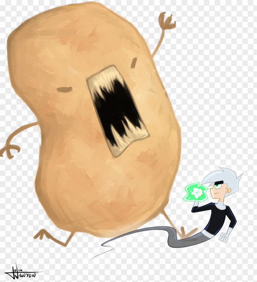 Potato Cartoon Ghost Vegetable PNG