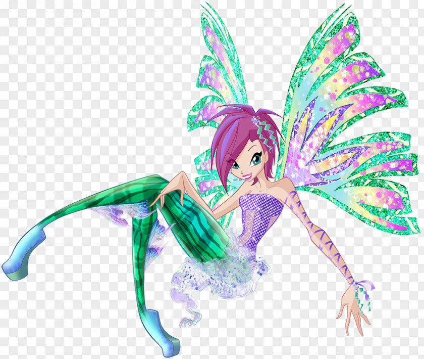 Season 5Fairy Tecna Flora Musa Sirenix Winx Club PNG