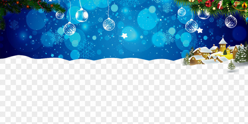 Snow Glitter Merry Christmas Happy New Year Background PNG