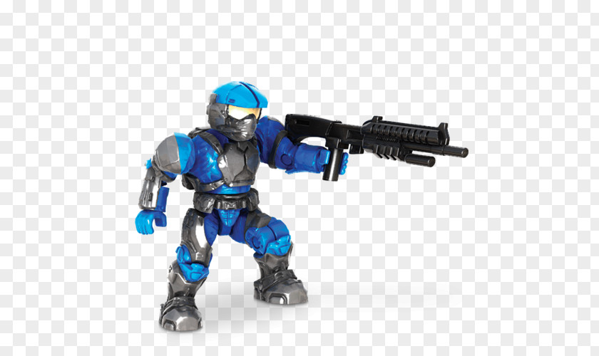 Toy Mega Brands Halo 4 3: ODST Blue Team Construx PNG