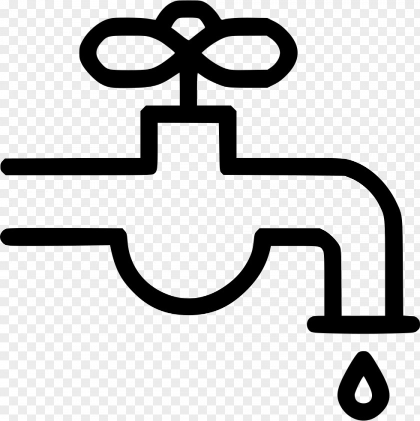 Faucet Line White Symbol Clip Art PNG