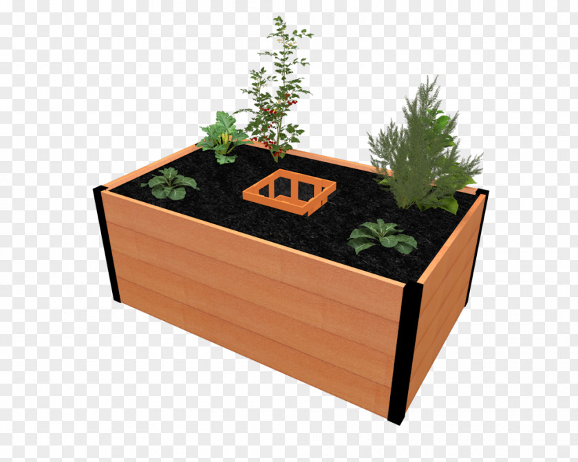 Grow Boxes For Vegetables Keyhole Garden Compost Raised-bed Gardening Foot PNG