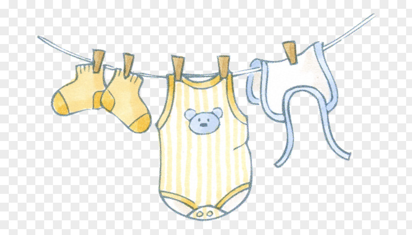 Hanging Baby Clothes Infant Clothing Clip Art PNG