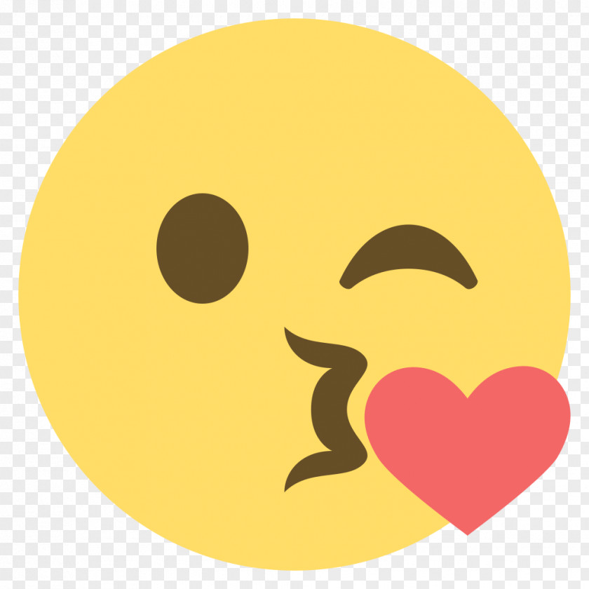 Kiss Emoji Smiley Text Messaging PNG
