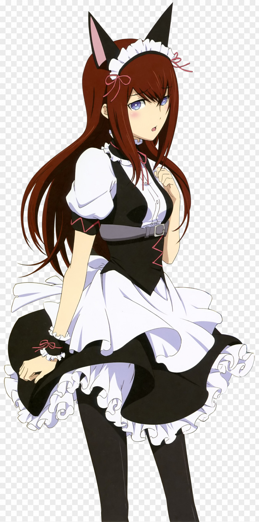 Maids Steins;Gate 0 Kurisu Makise Rintarou Okabe Mayuri Shiina PNG