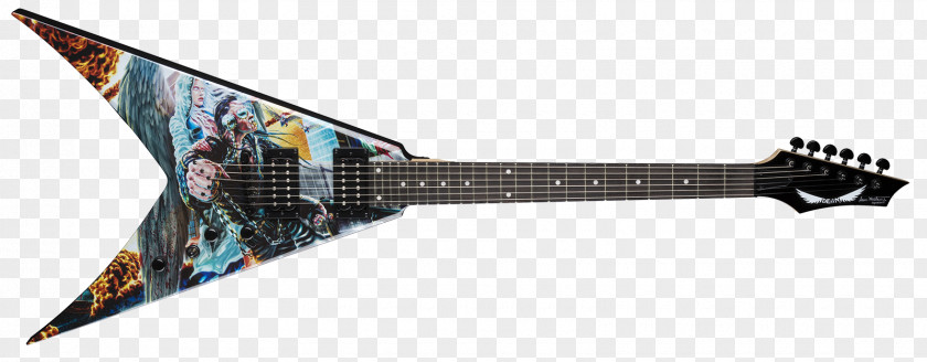 Megadeth Dean VMNT Guitar Amplifier Guitars Electric PNG