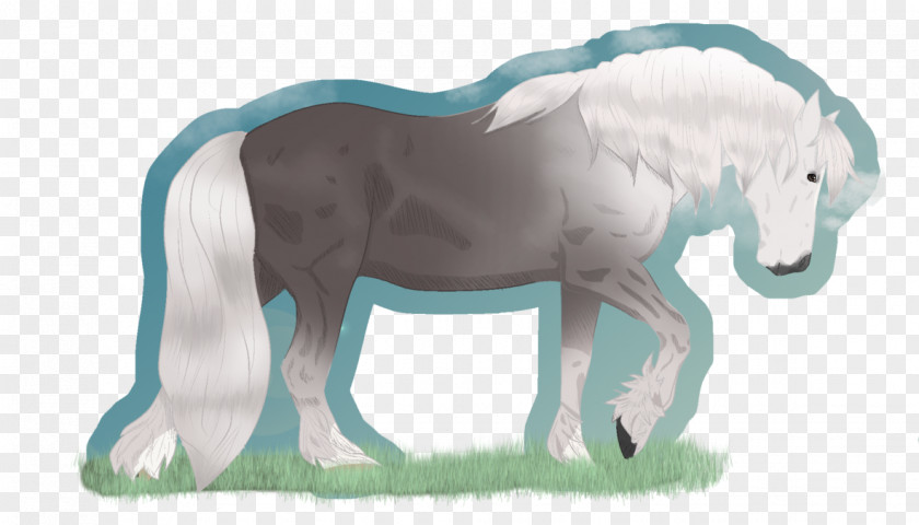Winter Solstice Mane Mustang Stallion Pony Mare PNG