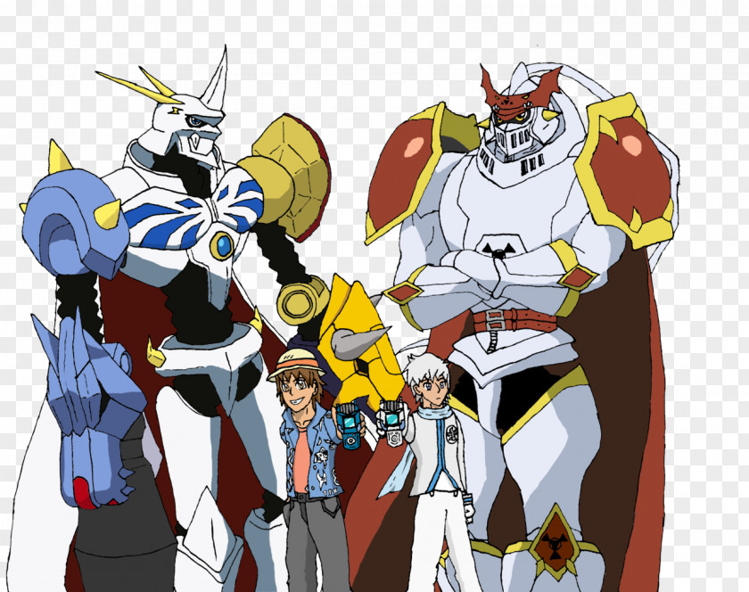 Digimon Omnimon Agumon MetalGreymon Royal Knights PNG