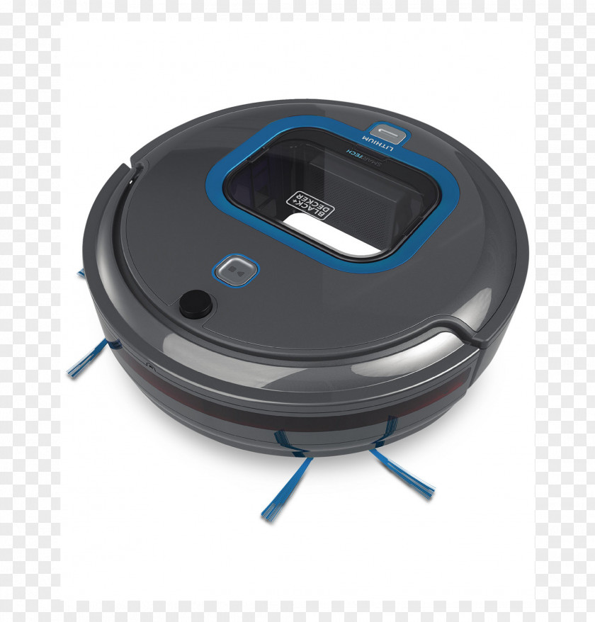 Robot Robotic Vacuum Cleaner Black & Decker HRV425 PET BLACK+DECKER HRV425BL LED Smartech PNG
