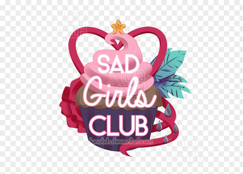 Sad Girls Club Logo Product Font February 29 Design PNG