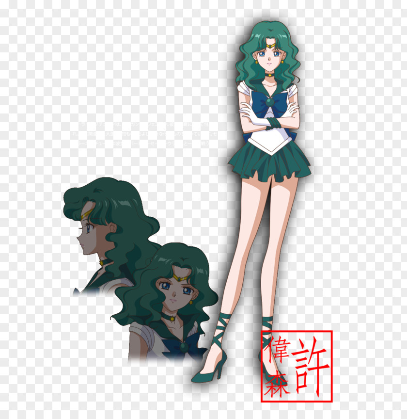 Sailor Moon Neptune Uranus Mercury Pluto PNG