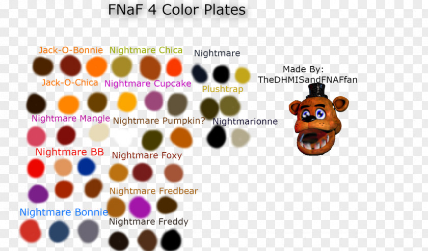 Fnaf 1000 Five Nights At Freddy's 4 2 Color Nightmare Clip Art PNG