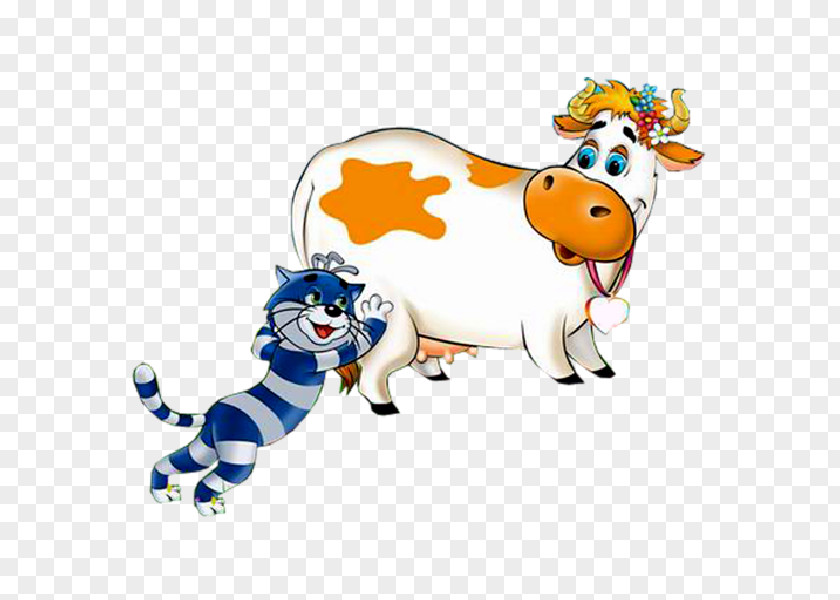 Funny Animals Cattle Animal Cartoon Clip Art PNG
