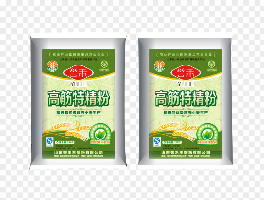 High Gluten Flour Packaging And Labeling Noodle Box PNG