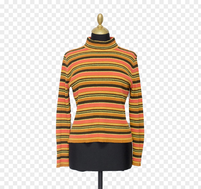 Sleeve Vintage Clothing Used Good Sweater Orange PNG