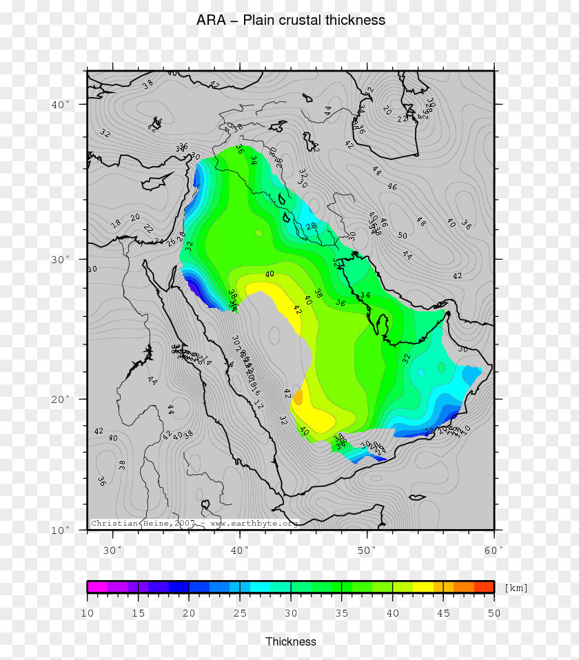 Arabian Peninsula Water Map Ecoregion Line Organism PNG