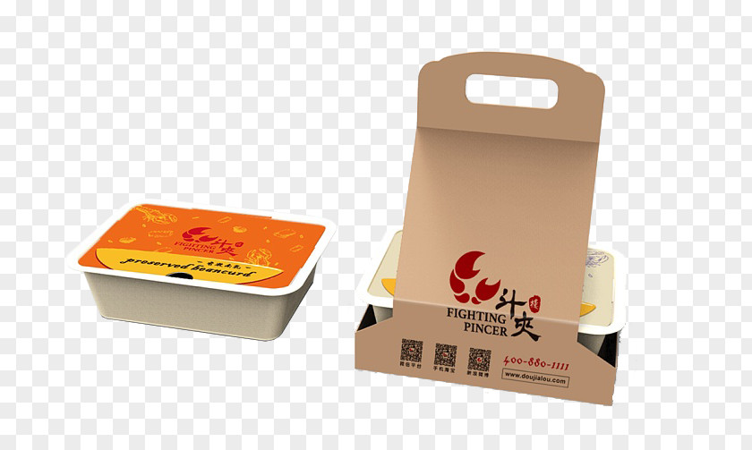 Fight Outside The Building Take-out Box Paper Packaging And Labeling Plastic PNG