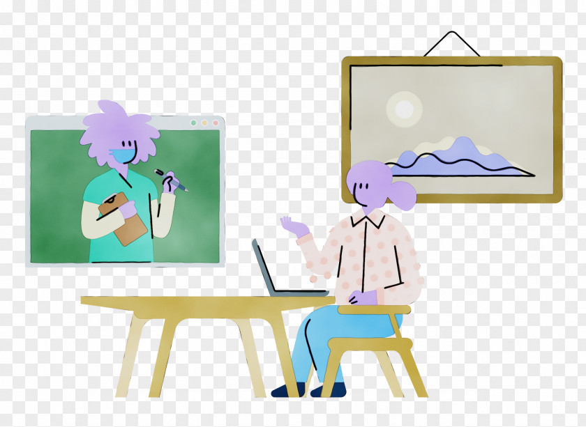 Human Cartoon Easel Behavior Lon:0jjw PNG