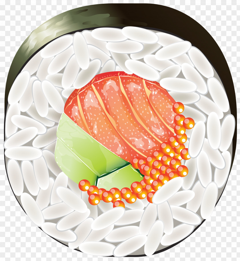 Sushi Japanese Cuisine Drawing PNG