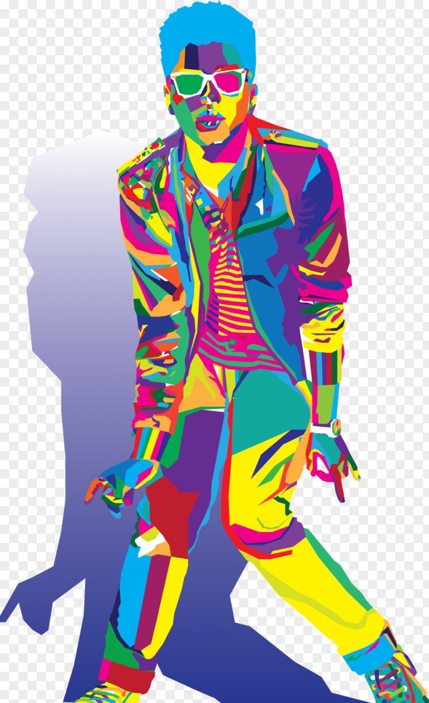 WPAP Drawing Musician PNG