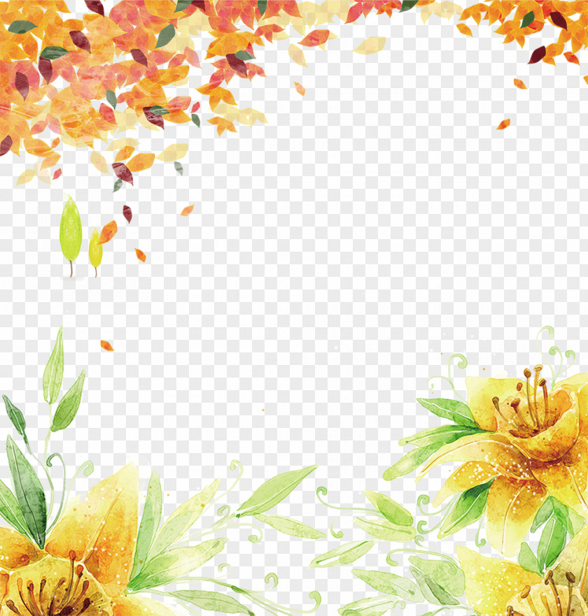 Autumn Summer Background PNG