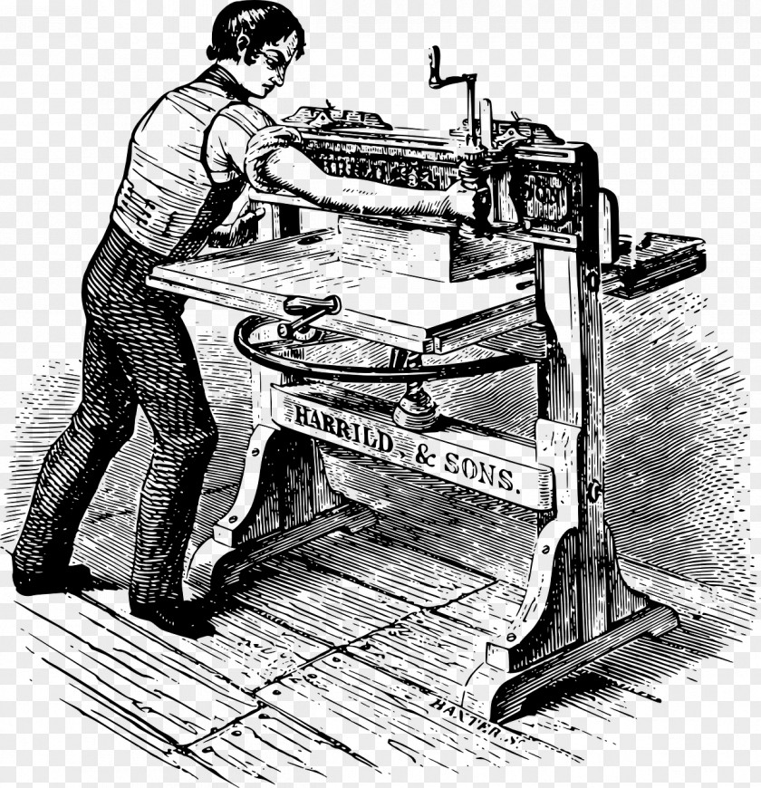 Printer Paper Printing Press THE ART OF BOOKBINDING. A PRACTICAL TREATISE. Clip Art PNG