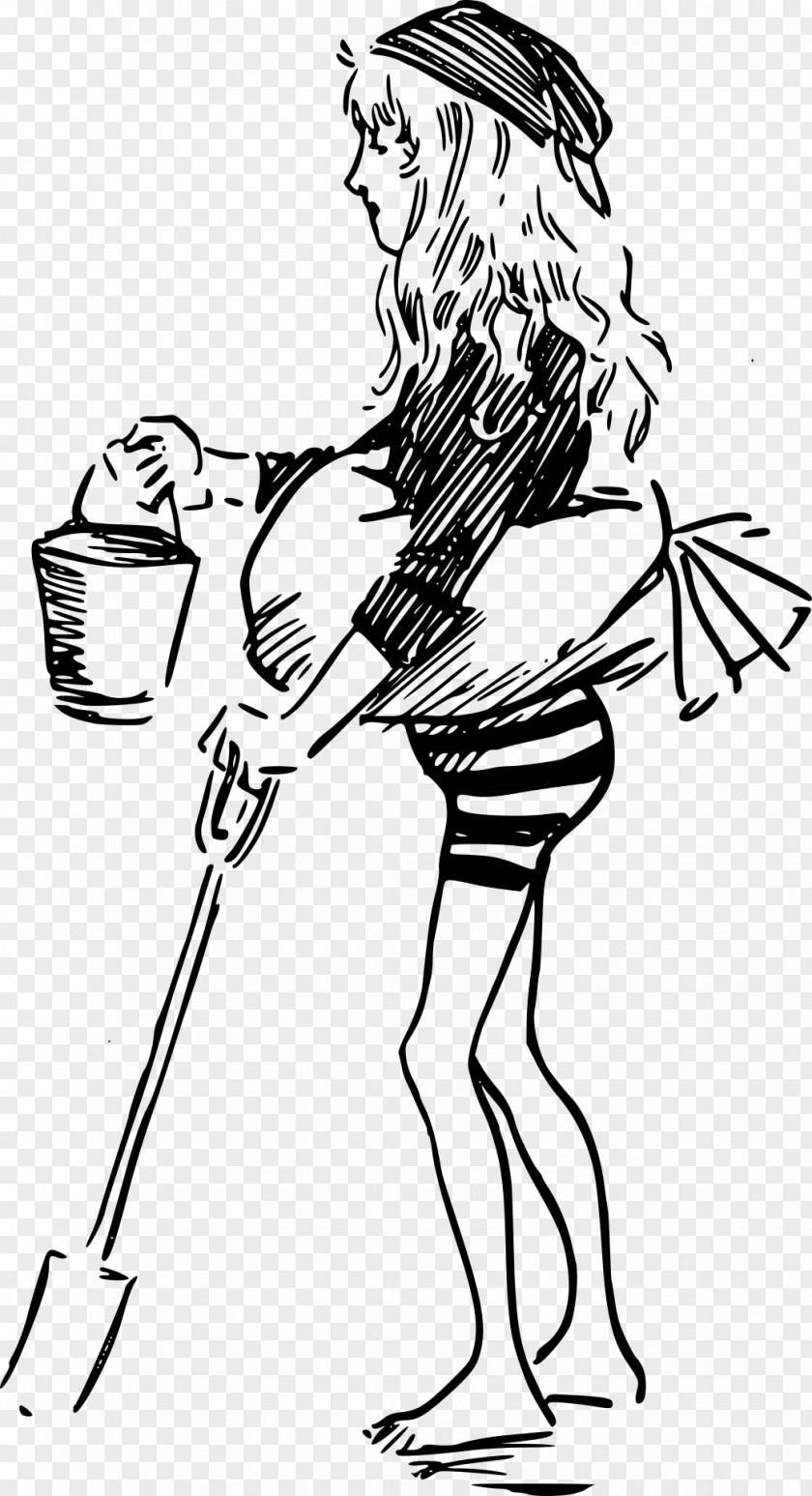Shovel Woman Beach The ZZG, Or, Zig Zag Guide Round And About Bold Beautiful Kentish Coast Clip Art PNG