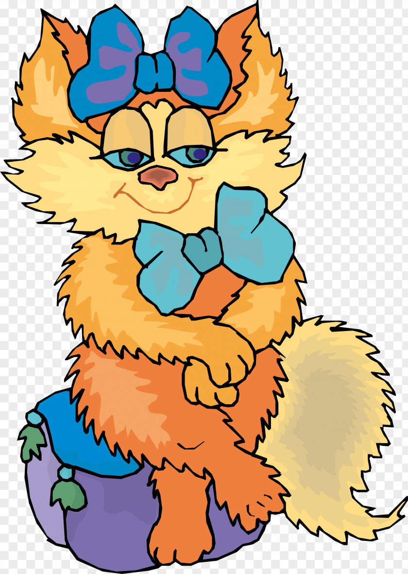 Cartoon Cat Avatar Clip Art PNG