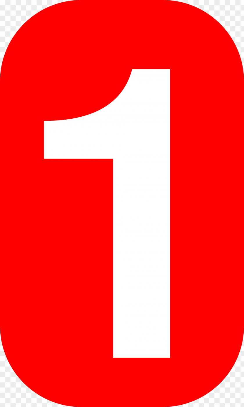 Number Red Rectangle Clip Art PNG