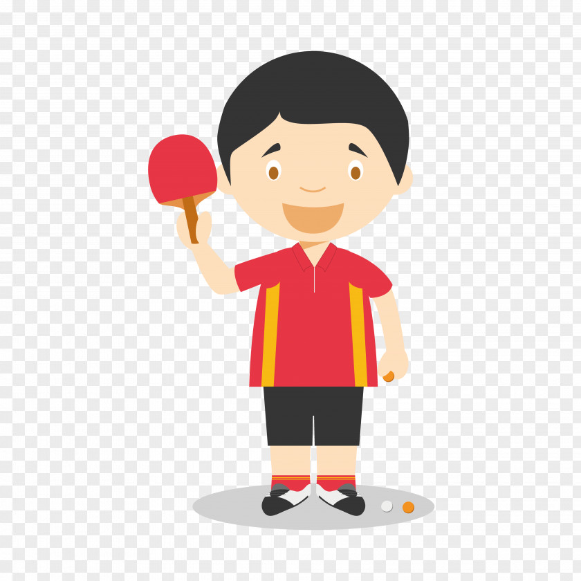 The Boy Who Got Table Tennis Download PNG