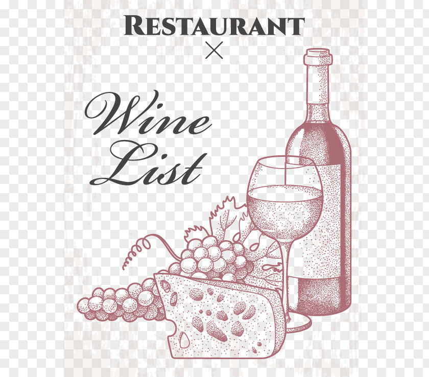 Vector Lilac Wine And Glasses Glass Italian Cuisine List PNG